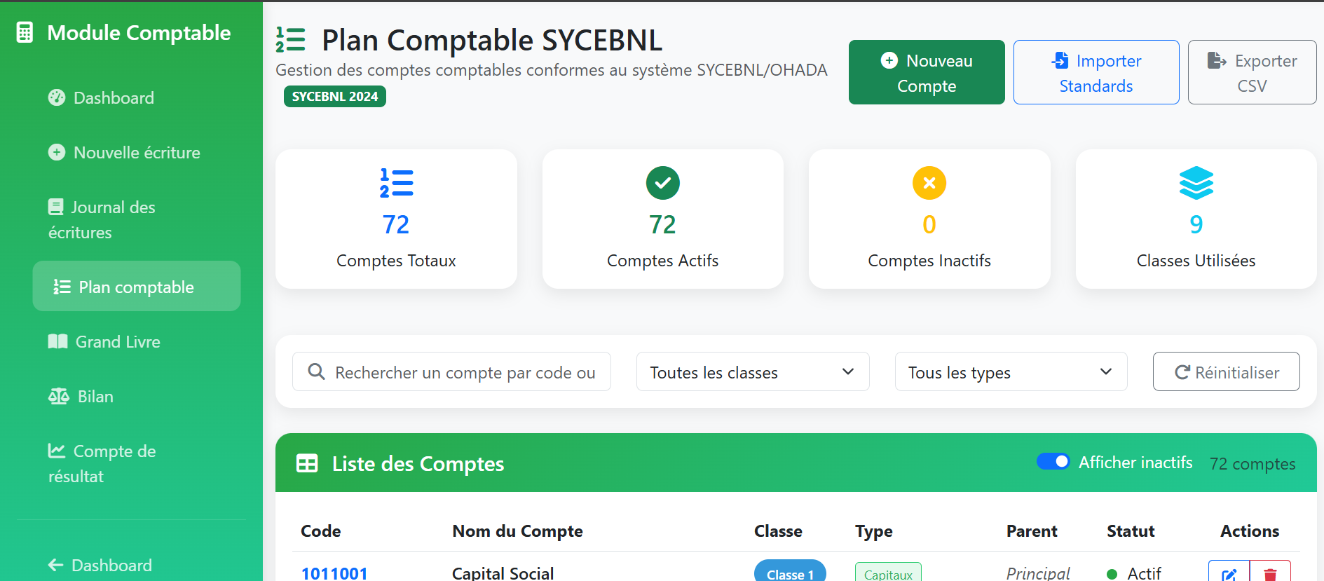 ComptaPlus Screenshot